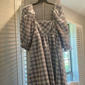 Vici Gingham Plaid dress